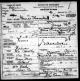 George Washington Hawley Death Certificate