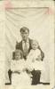 George Hawley with his niece's Audrey and Vivian Bates